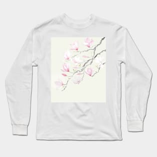 magnolia flower Long Sleeve T-Shirt